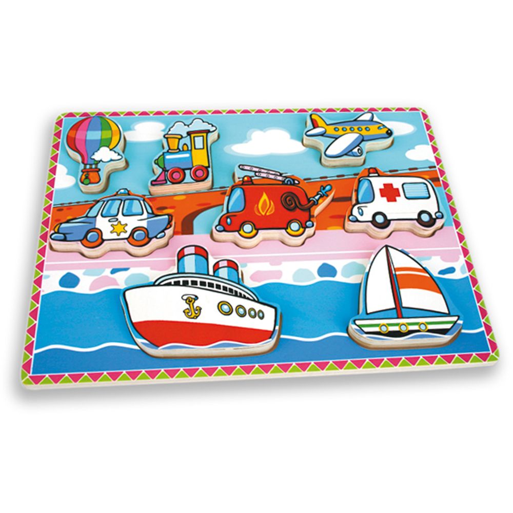 Andreu toys, Моят първи пъзел, Превозни средства