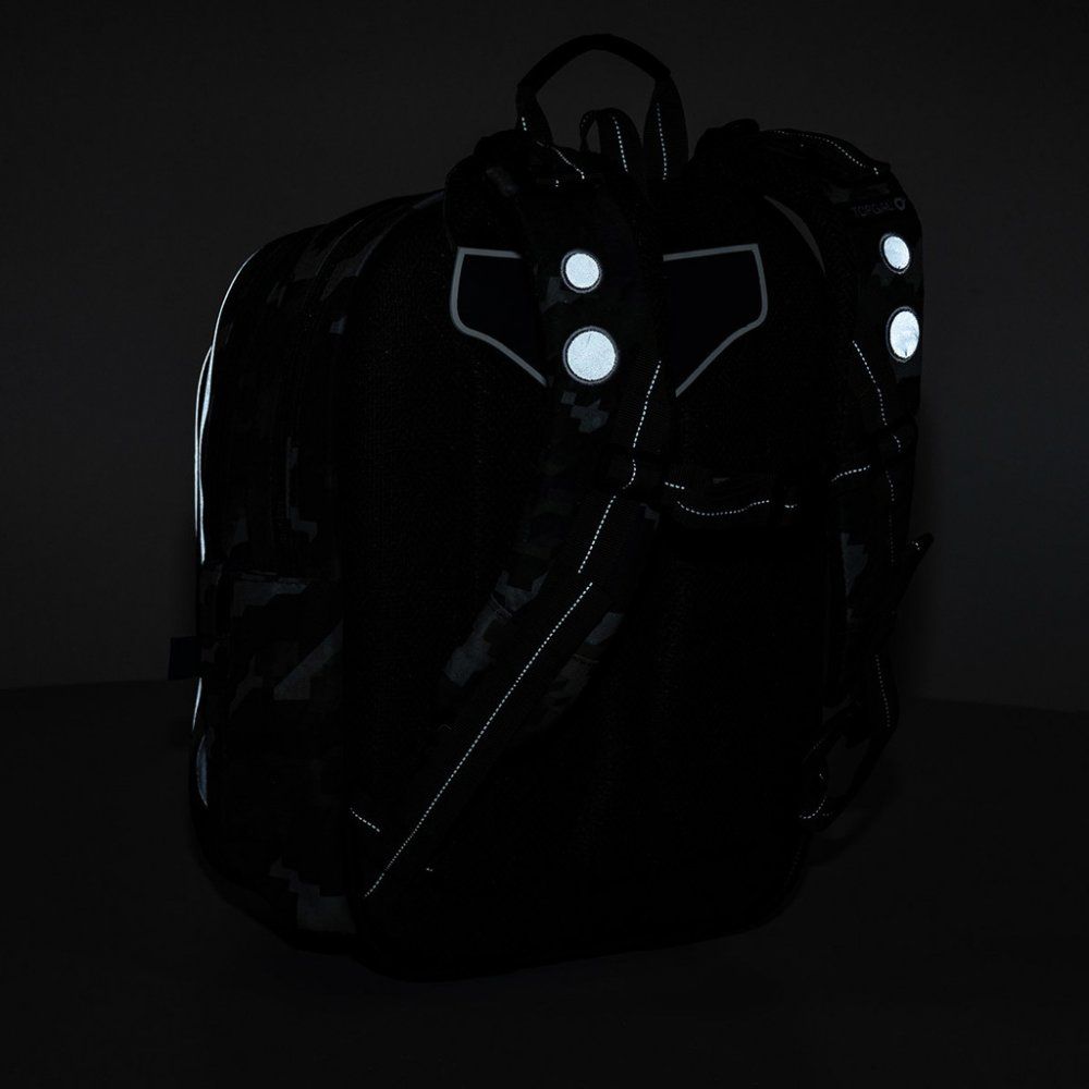 Анатомична ученическа раница, Военна база