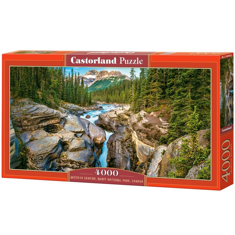 Castorland, Каньон Мистая, Национален парк Банф, Канада, пъзел 4000 части