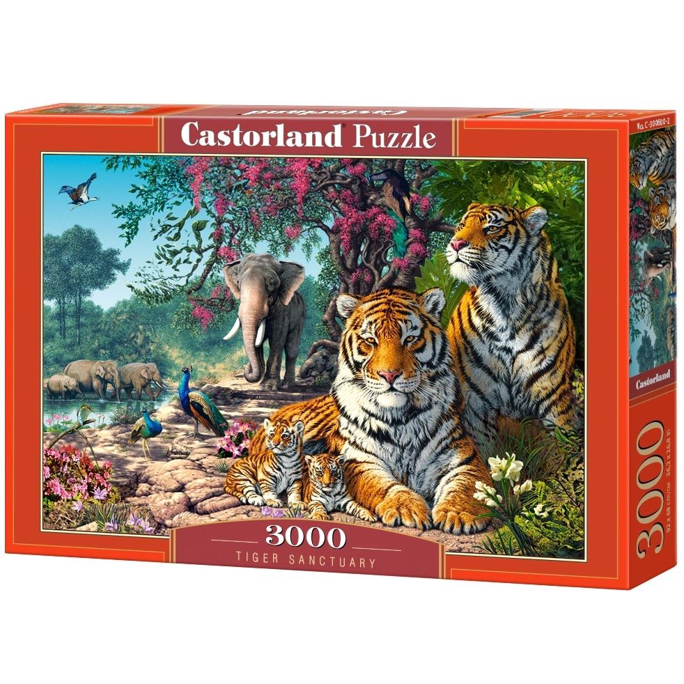 Castorland, Убежище за тигри, пъзел 3000 части