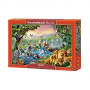 Река в джунглата, пъзел 500 части