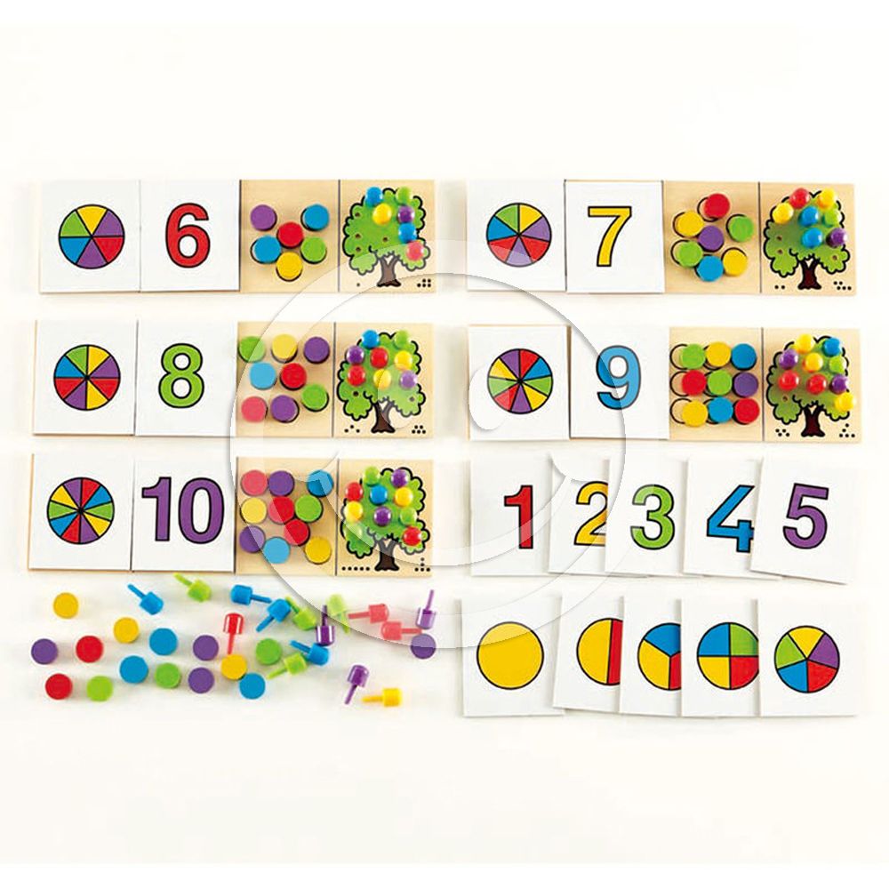 Hape, Дървена математическа игра, Цветни уравнения