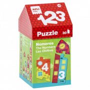 Образователен пъзел, Построй къщичка от цифри, 40 елемента