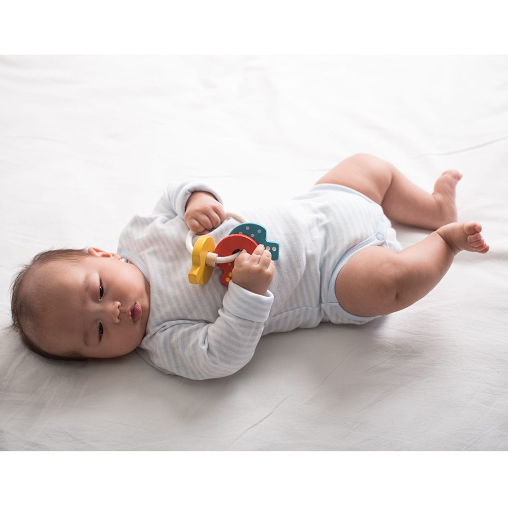 Дървена дрънкалка, Бебешки ключета