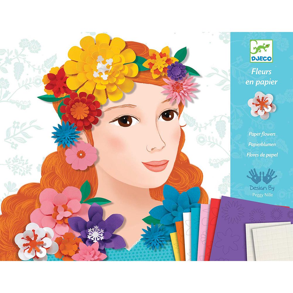Djeco, Творчески комплект, Венци от цветя