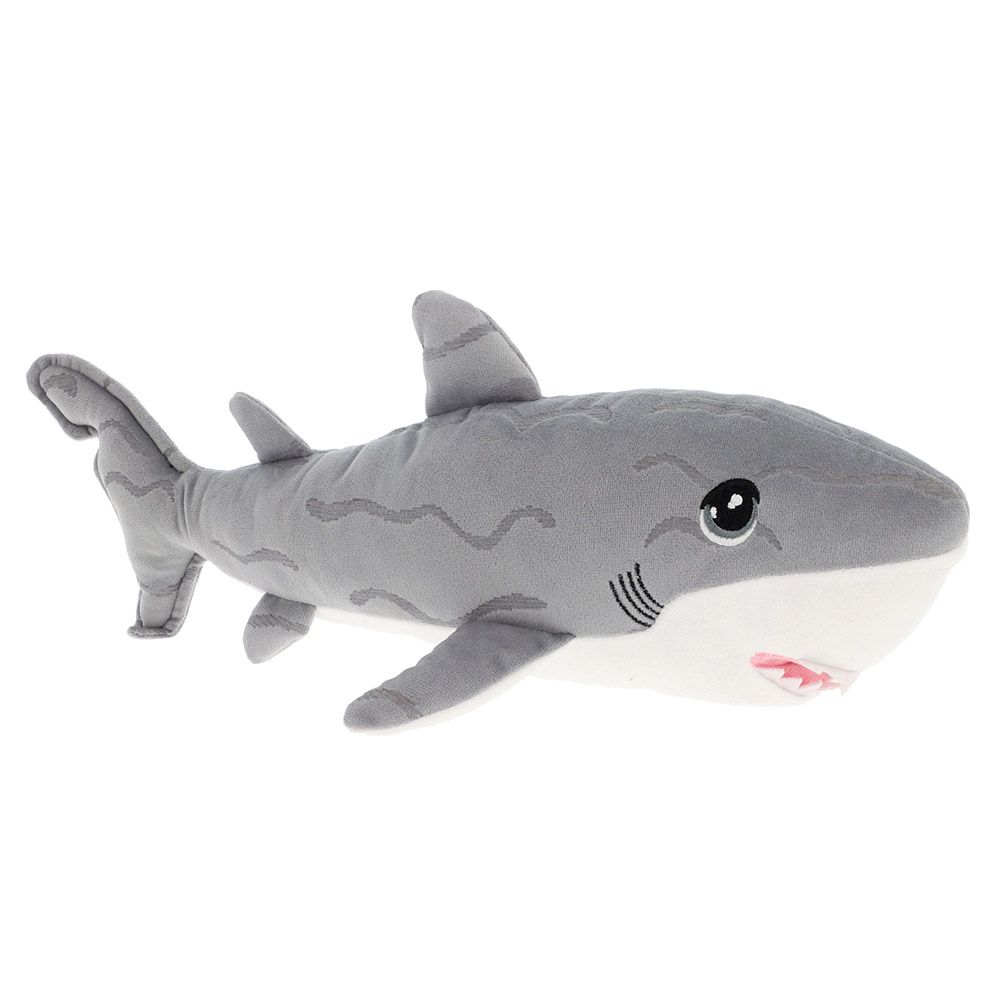 Keeleco, Екологична плюшена играчка, Голяма бяла акула, 25 см, Keel Toys