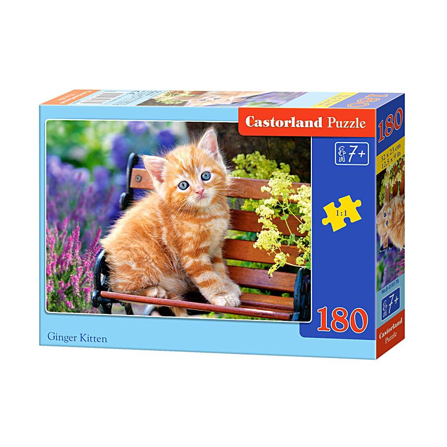 Castorland, Рижаво котенце, пъзел 180 части