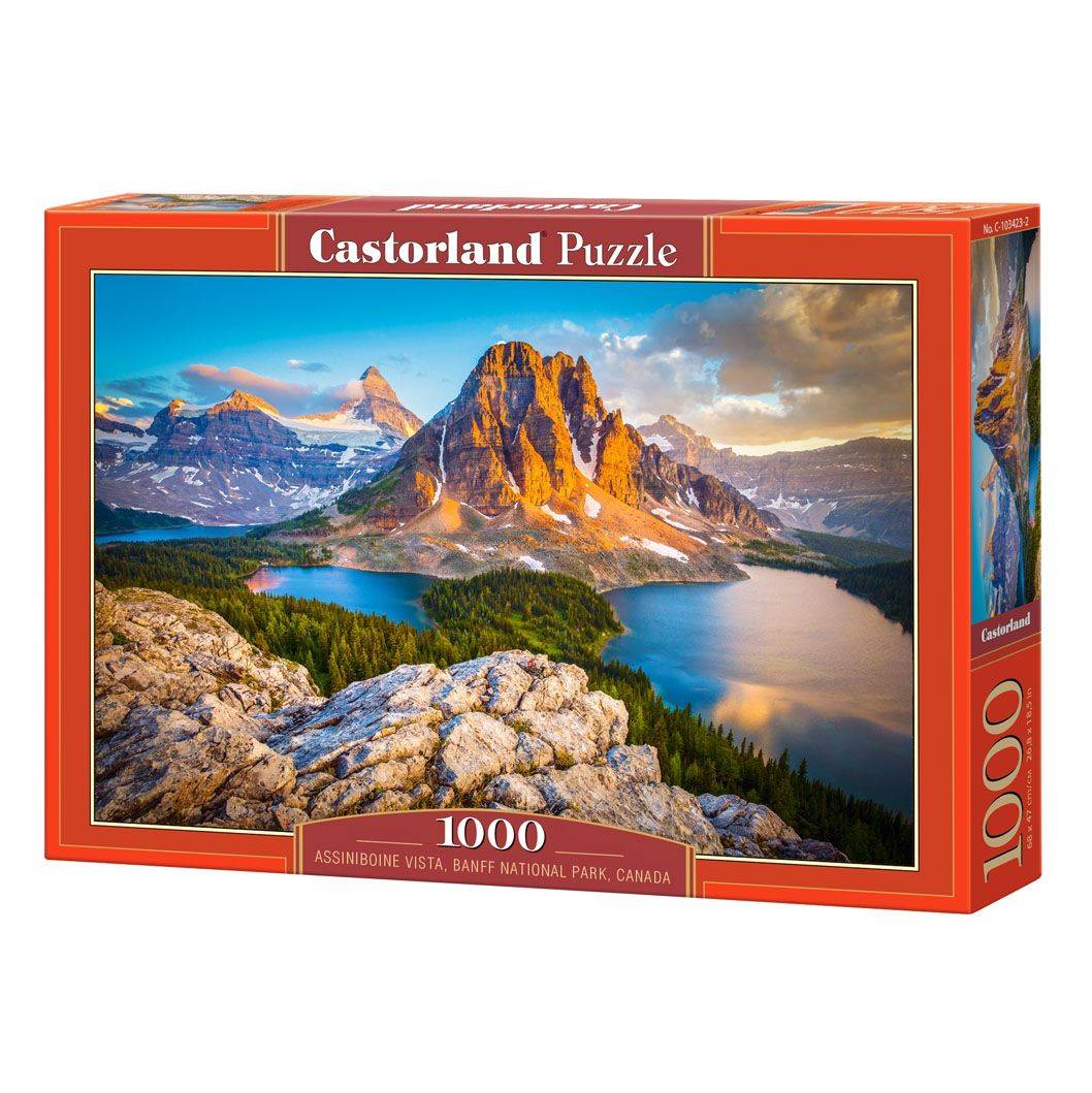 Castorland, Assiniboine Vista, Национален парк Банф, Канада, пъзел 1000 части