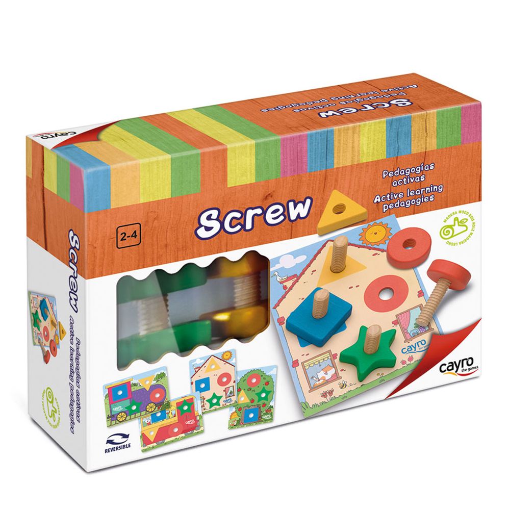 Cayro, Дървена игра за завиване, Форми и цветове