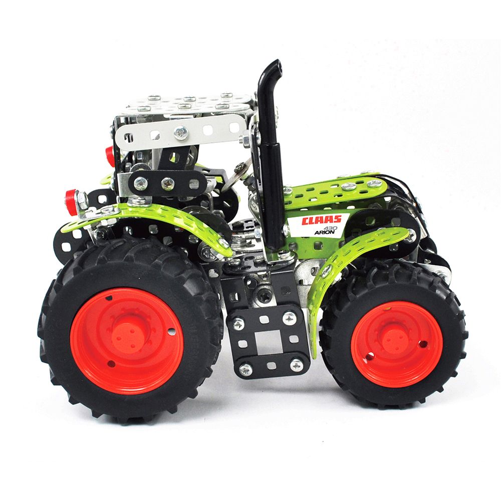 Метален конструктор Трактор Claas Arion 430 с ремарке, 700 части