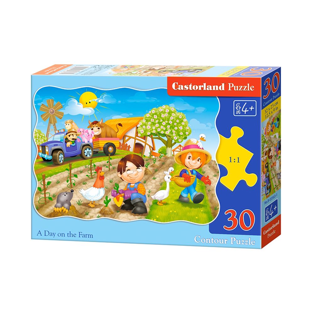 Castorland, Един ден във фермата, пъзел 30 части