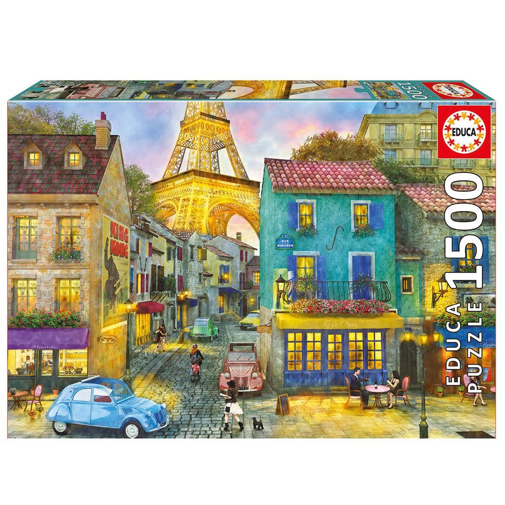 Educa, Улица в Париж, пъзел 1500 части