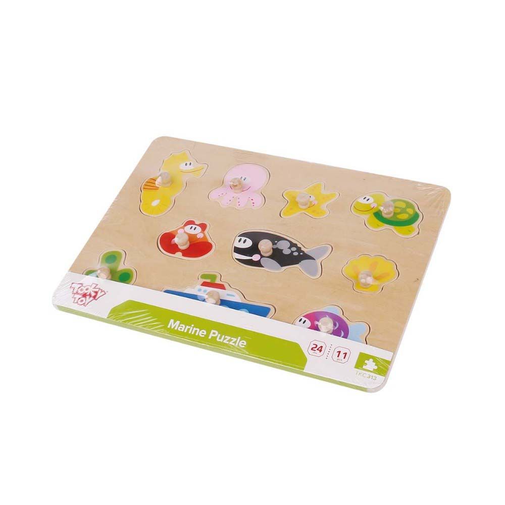 Дървен пъзел с дръжки, Какво има в морето