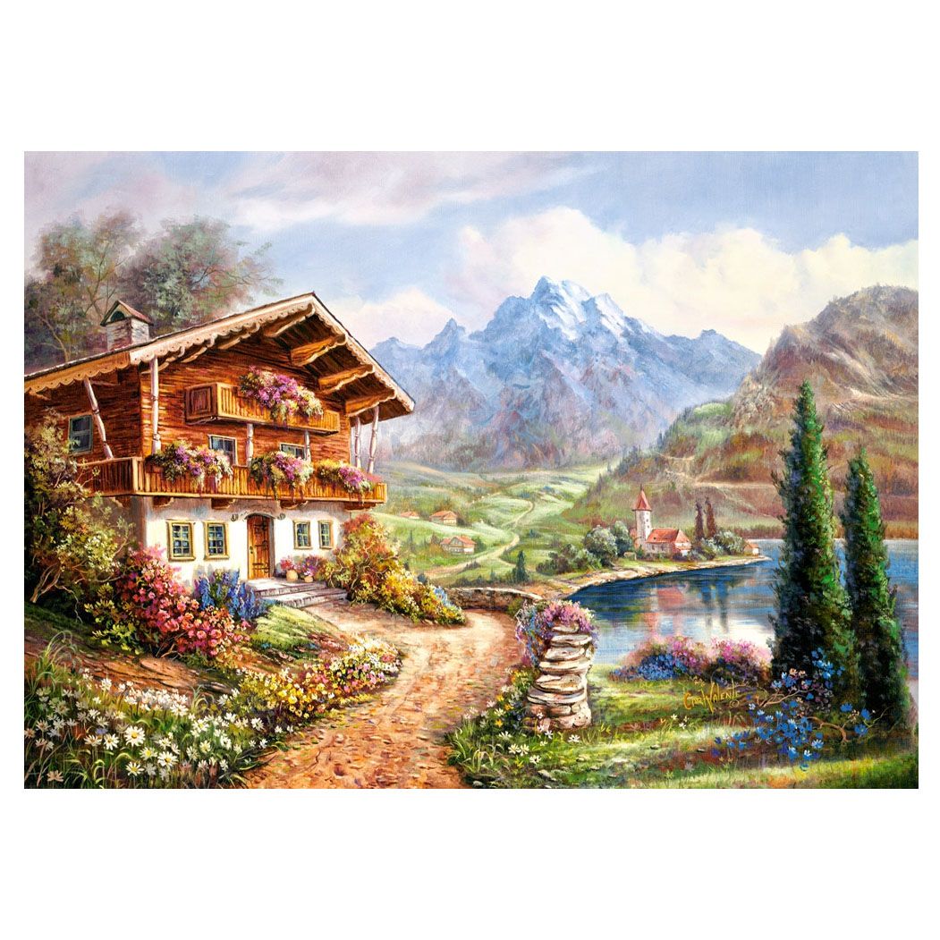 Почивка в планината, пъзел 2000 части