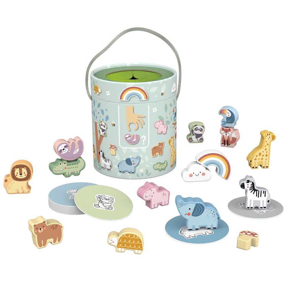 TookyToy, Дървена игра за тактилни усещания, Моите горски приятели