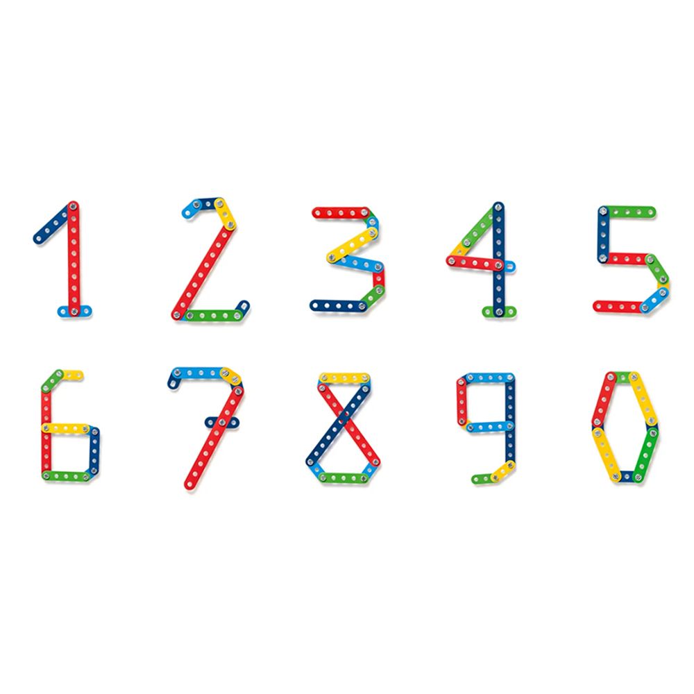 Метален конструктор, Азбука с магнитна дъска, 616 части