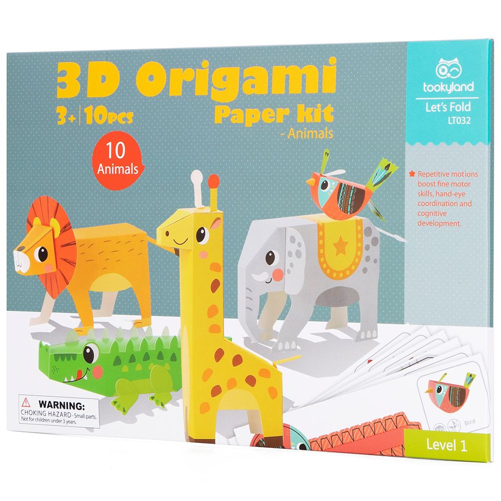 Комплект 3D оригами, Животни