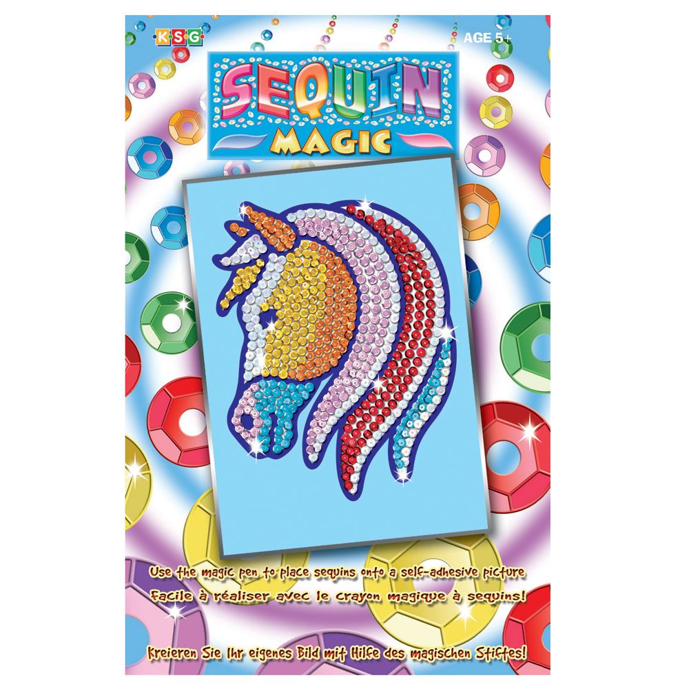 Sequin art, Изкуство с пайети, Конче