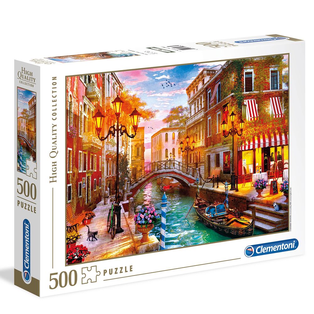 High quality collection, Залез във Венеция, пъзел 500 части, Clementoni