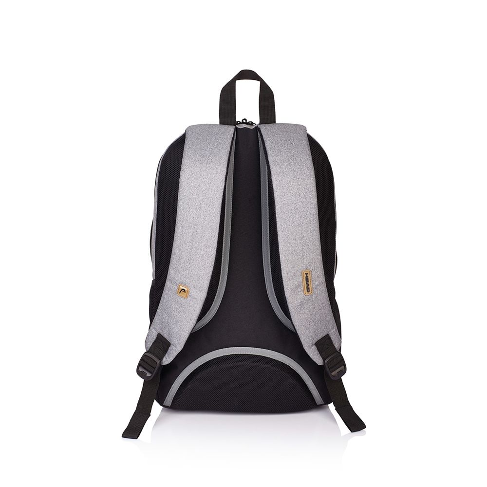 Ученическа раница, Сиво/Черна, Head