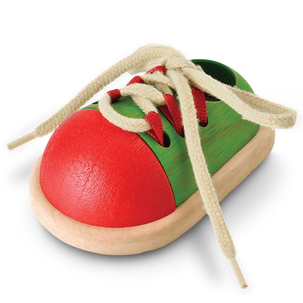 PlanToys, Дървена обувка, Завържи ме