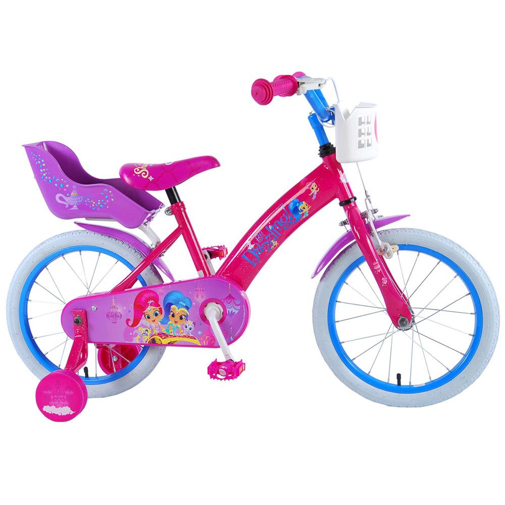 E&L Company, Детски велосипед с помощни колела, Shimmer & Shine, 16 инча