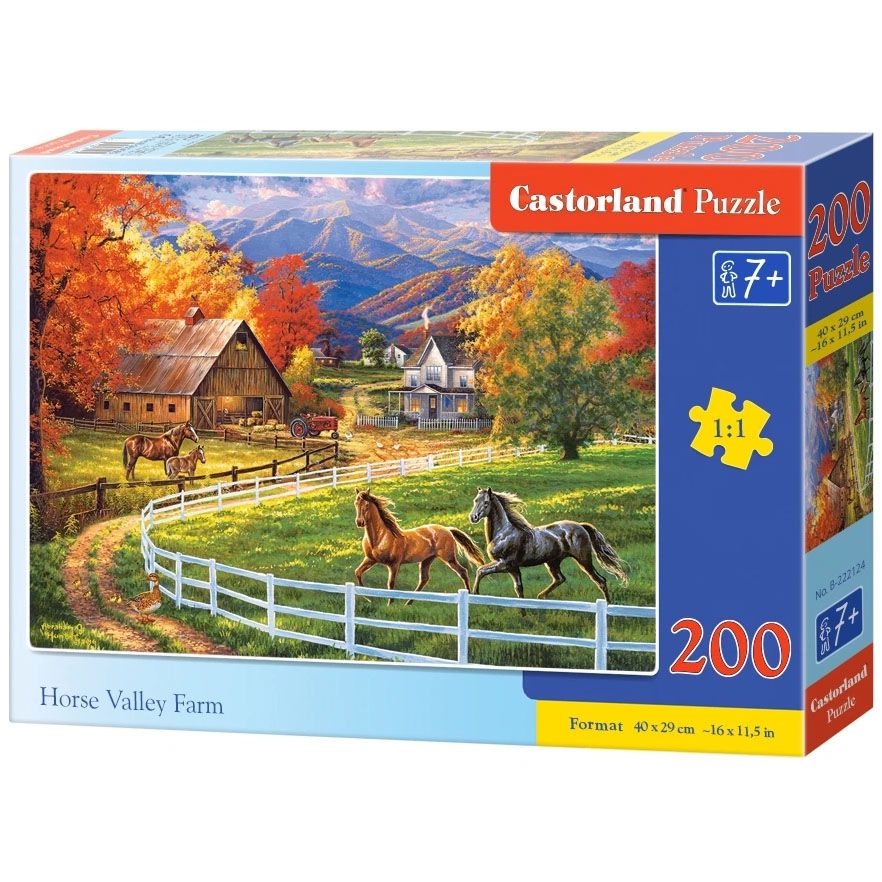 Castorland, Долината с конете, пъзел 200 части