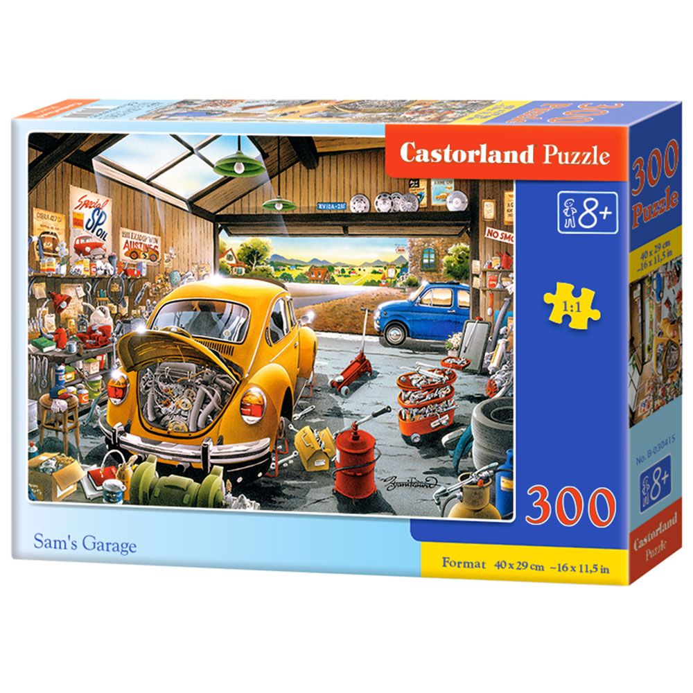 Castorland, Гаражът на Сам, пъзел 300 части
