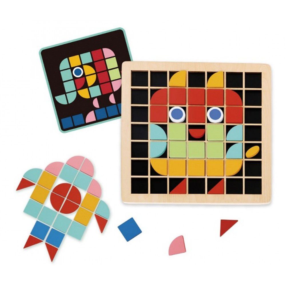 TookyToy, Дървена мозайка, Цветни форми