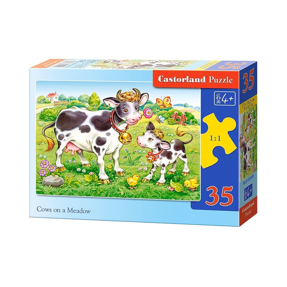 Castorland, Крави на поляната, пъзел 35 части