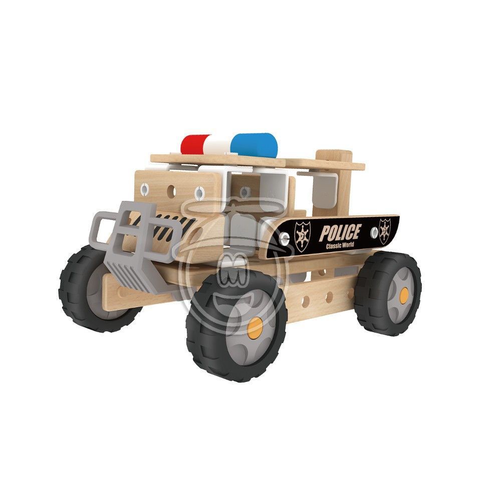 Дървен конструктор, Полицейски автомобил