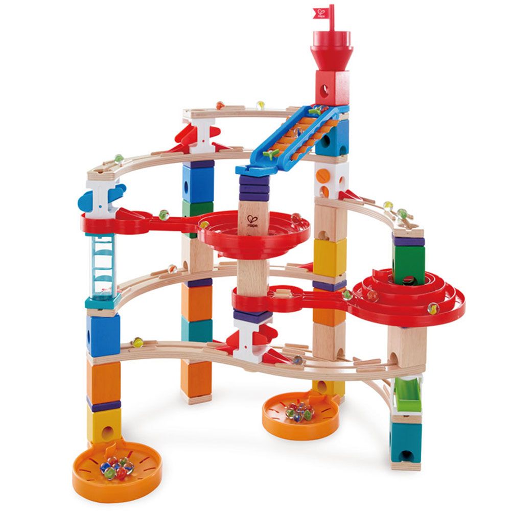 Hape, Дървена писта с топчета, Смело напред