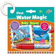 Подводен свят, бебешка книжка за рисуване с вода