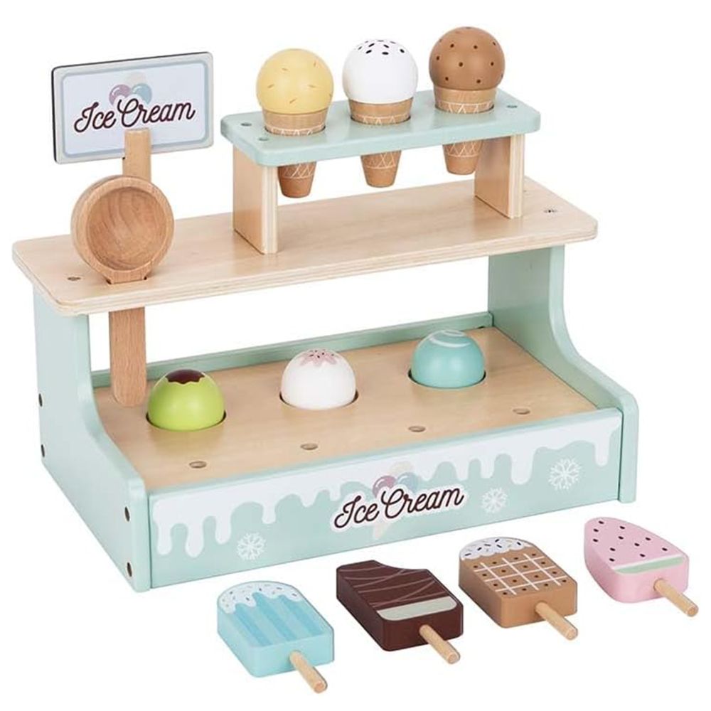 Дървен детски магазин за сладолед