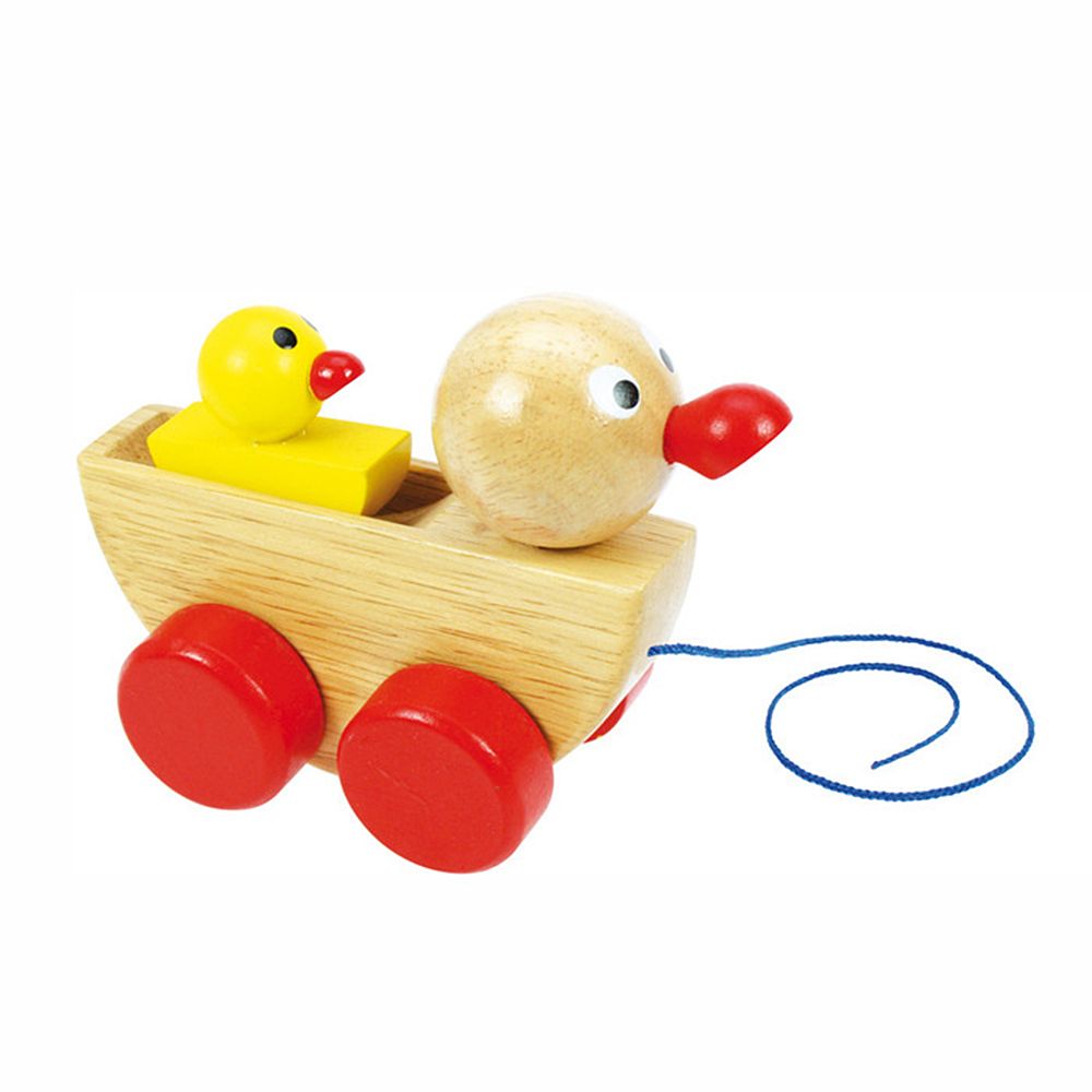 BIGJIGS, Дървена играчка за дърпане, Патета