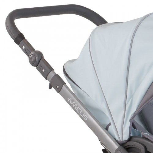 Комбинирана количка Pro 2 в 1 еко кожа, Amelis, скай