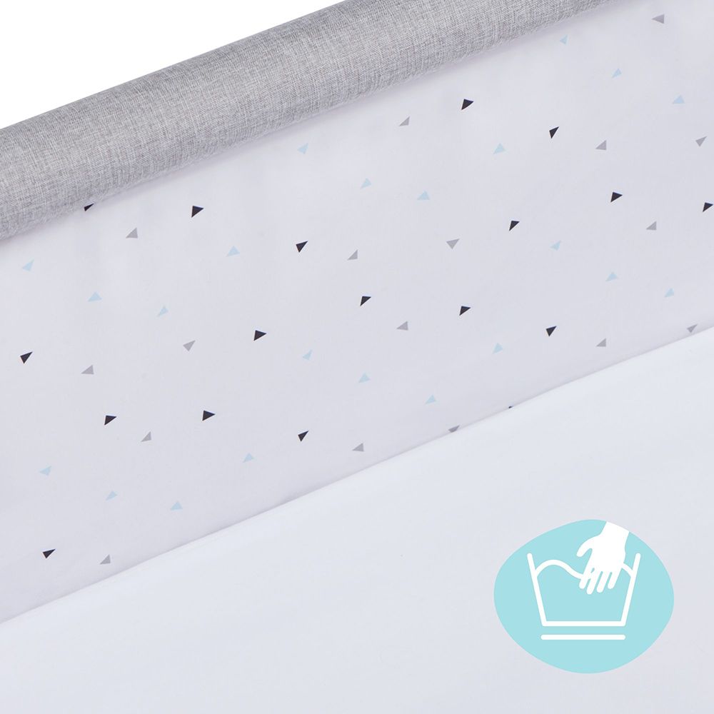 Бебешка кошара NESTE Up, 2 в 1, тъмно сива