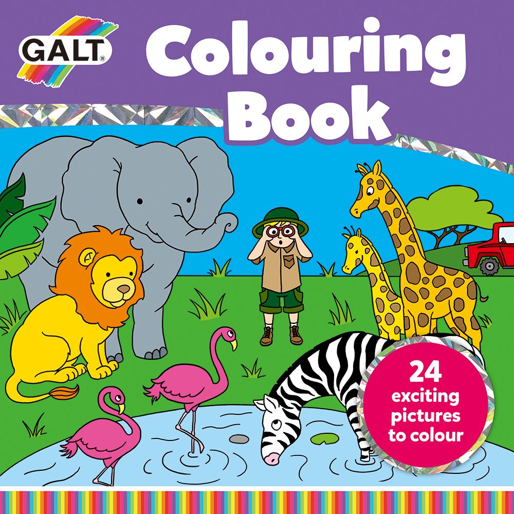 Galt Toys, Книжка за оцветяване, Животни