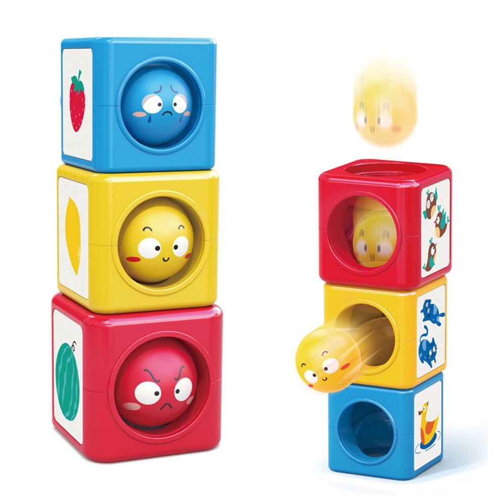 Бебешка кула от активни кубчета