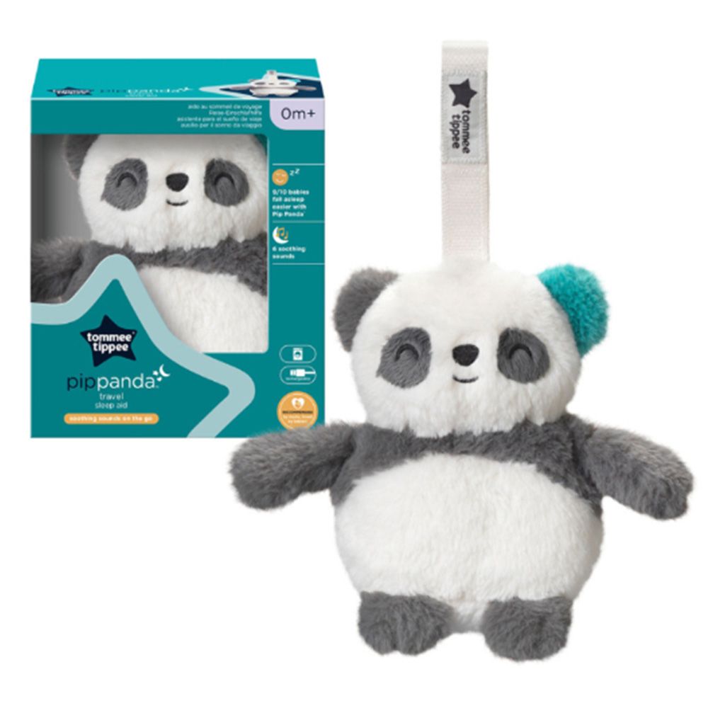 Tommee Tippee, Мини пандата Пип Делукс с БЯЛ ШУМ, бебешка играчка за сън, Toy