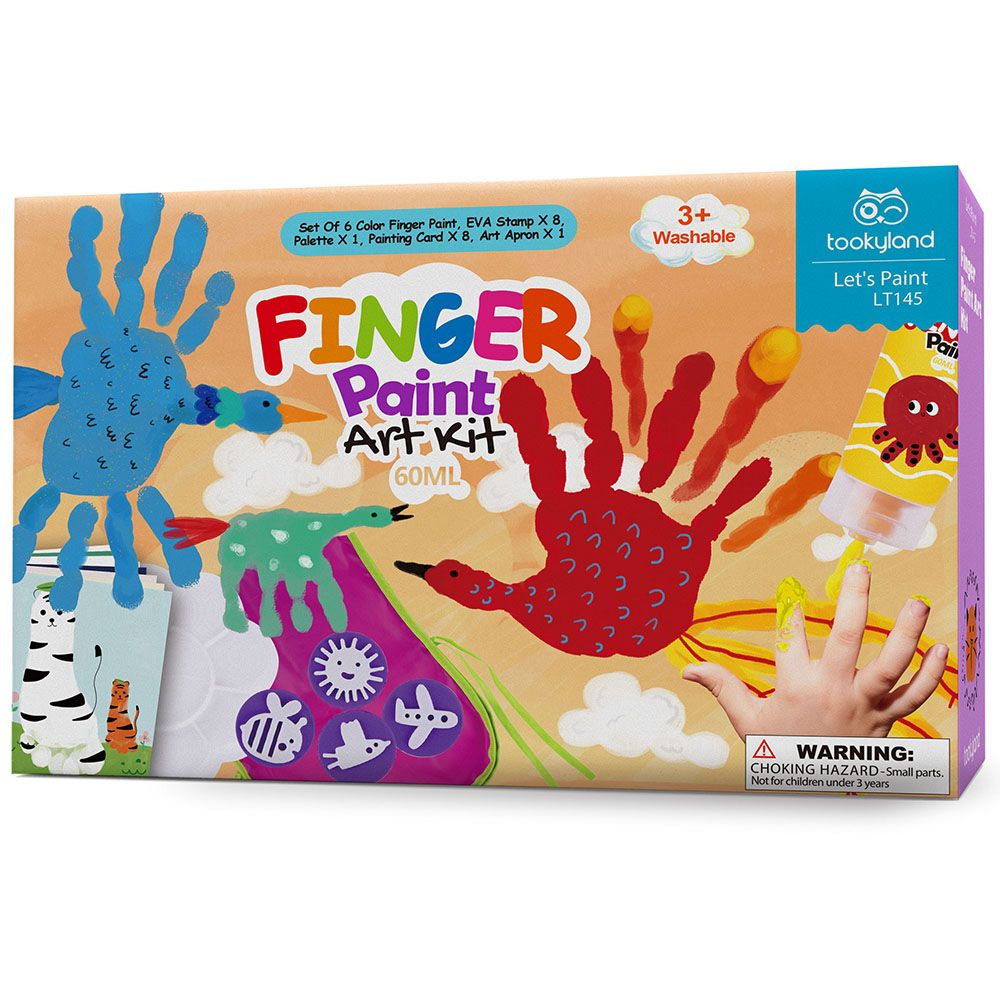 Креативен комплект за рисуване с пръсти
