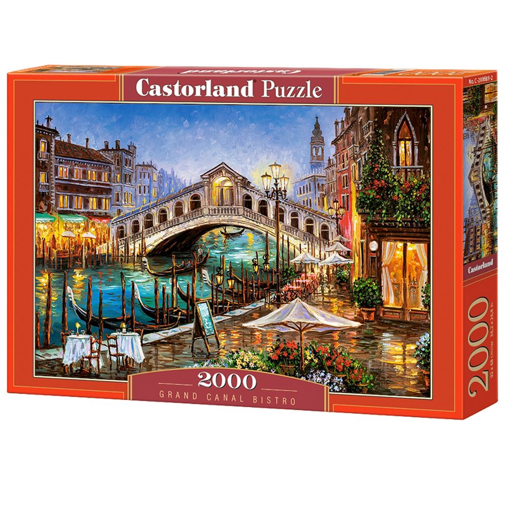 Castorland, Бистро на Канал Гранде, Венеция, пъзел 2000 части