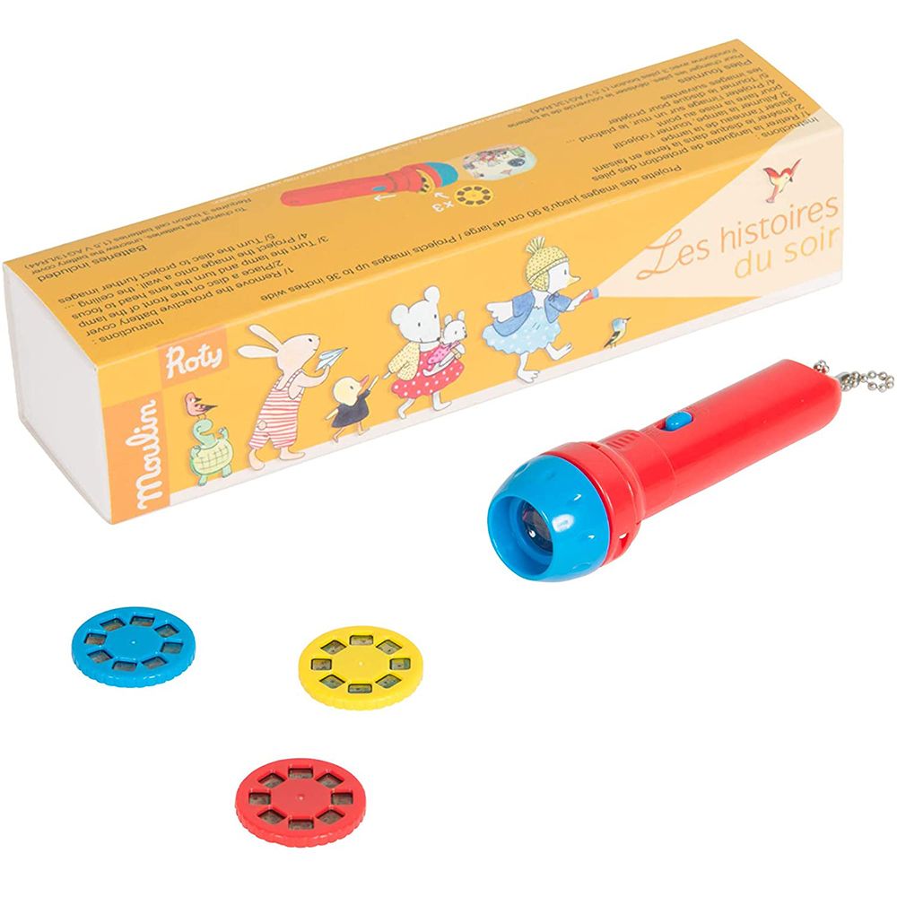 Moulin Roty, Детско фенерче-прожектор "Разкажи ми приказка"