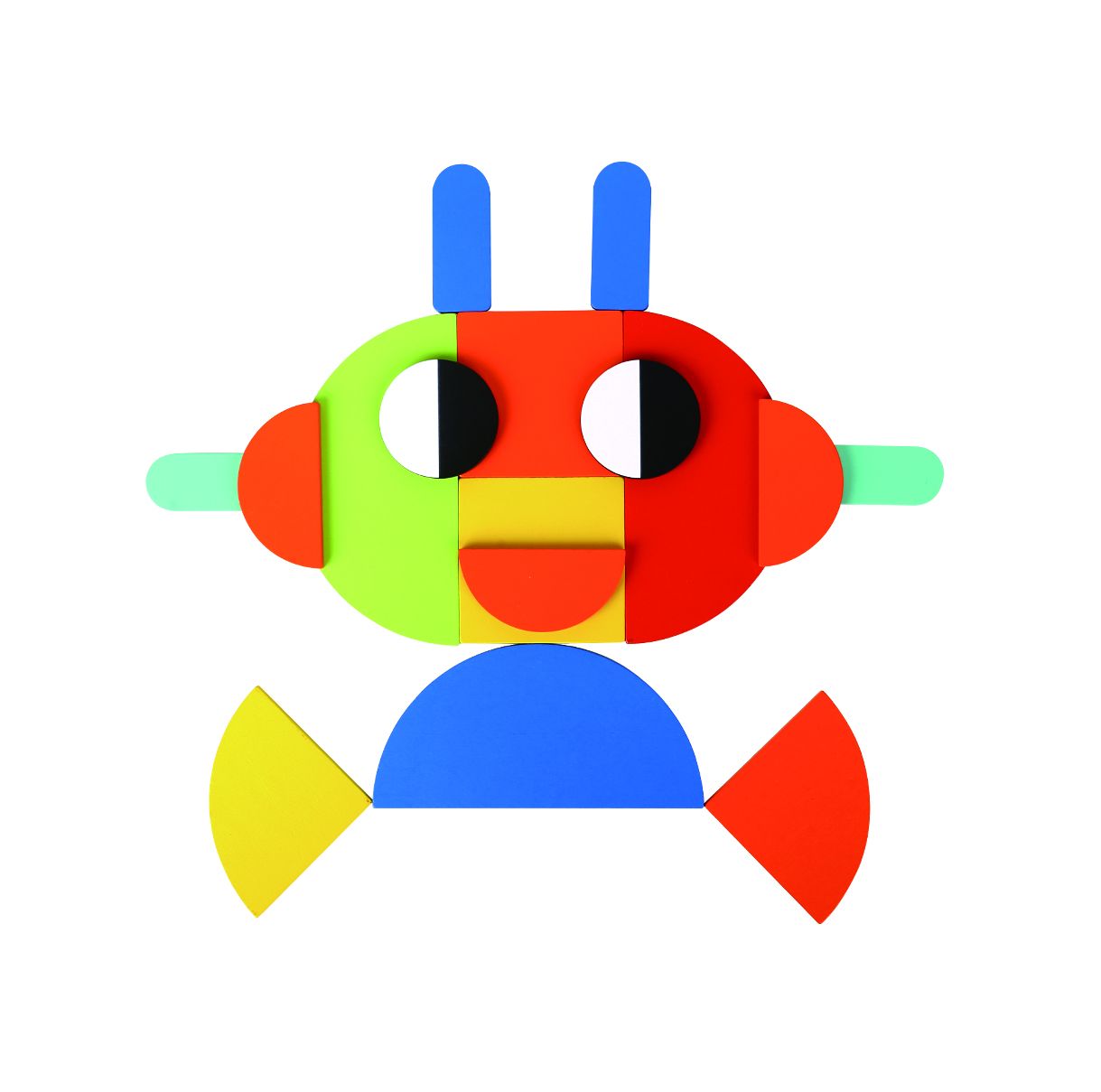 Пъзел с форми, 55 части