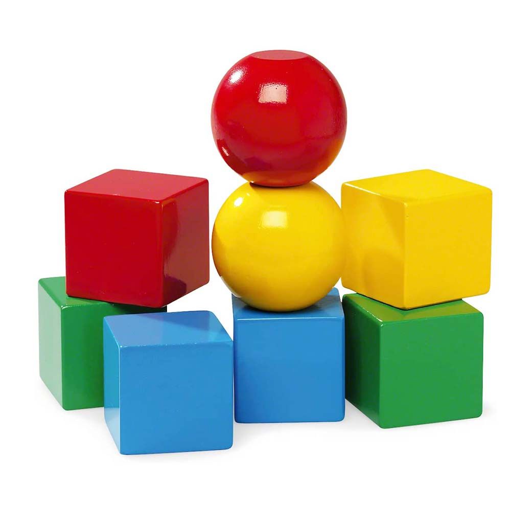 BRIO, Дървен магнитен конструктор, 8 части