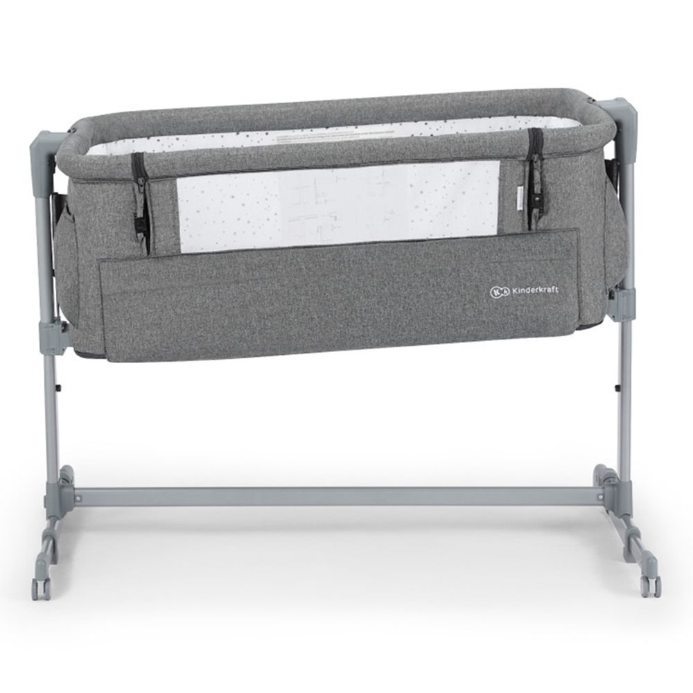 Бебешка кошара NESTE Up, 2 в 1, тъмно сива