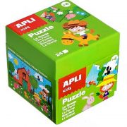 Детски образователен пъзел, Животните във фермата