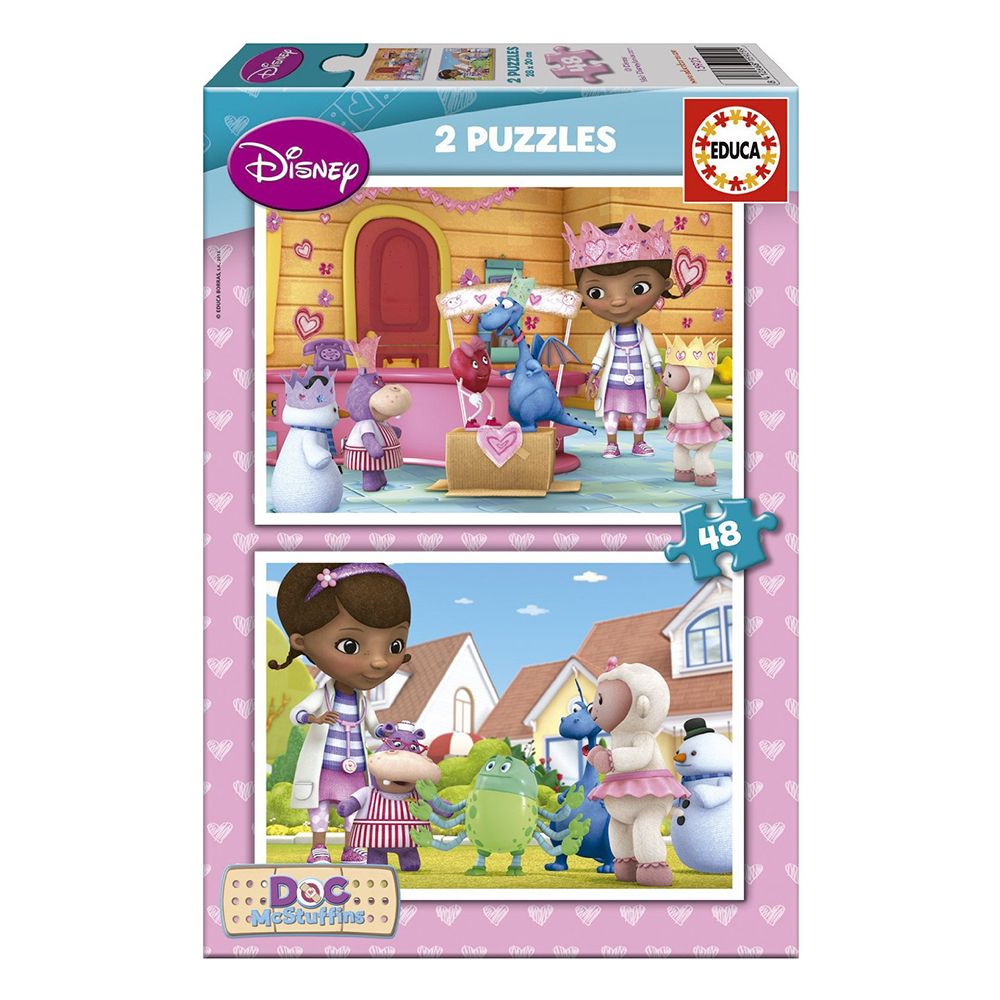 Educa, Док Макплюшинс, пъзел 2 x 48 части