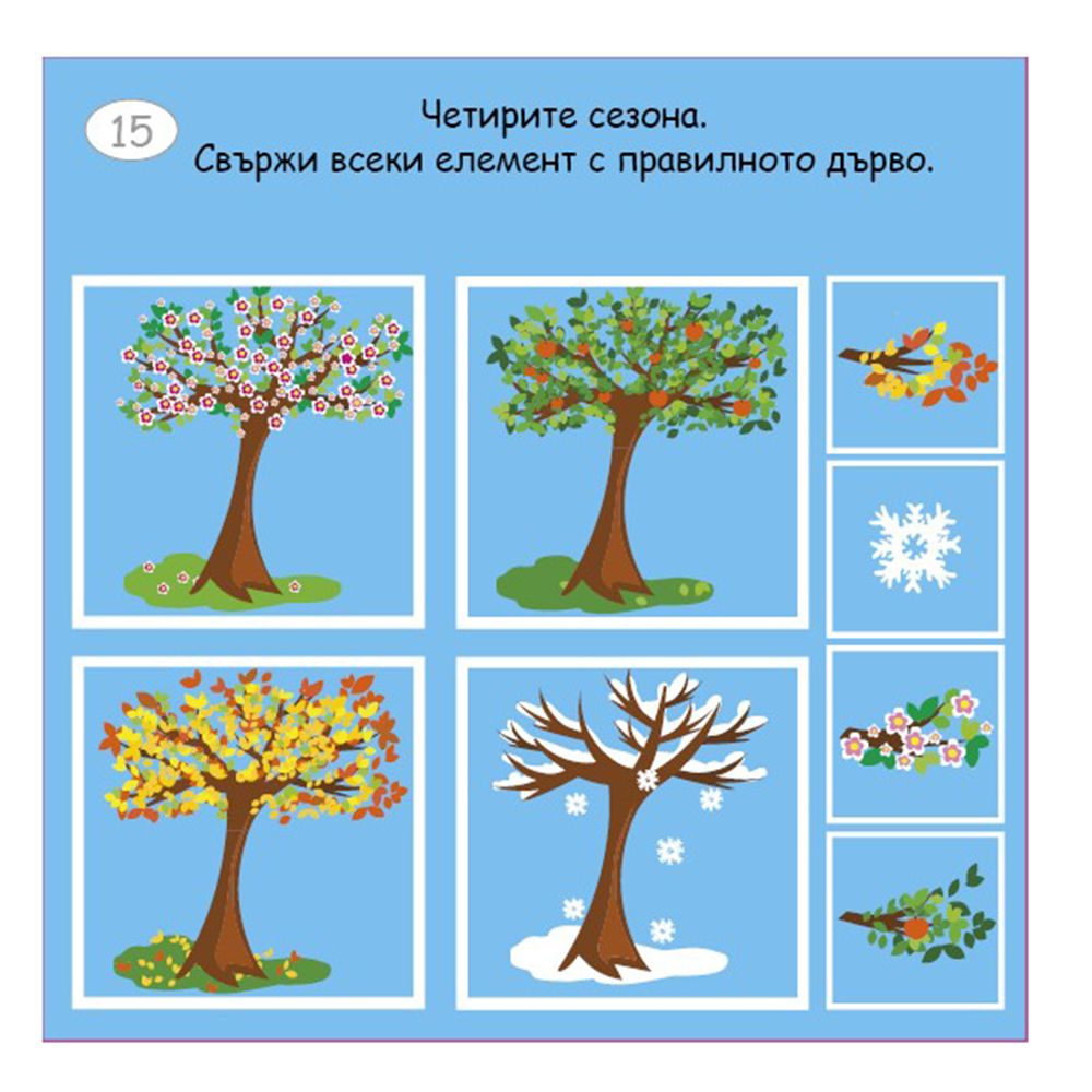 Малки активни карти за сезоните