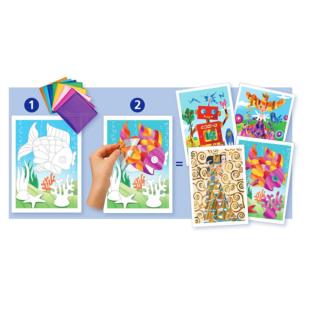 Изкуство с цветни фолиа, Риби